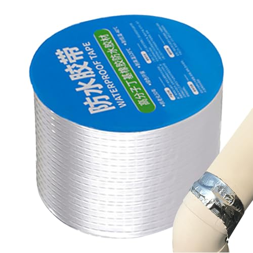 Bvizyelck Klebeband, strapazierfähig, wasserfest, Dampfsperrband | Butyl-Dichtband mit starker Haftung,Temperaturbeständiges Aluminiumfolien-Dachdichtmittel, Flex-Dichtungsband-Hitzeschild für die von Bvizyelck