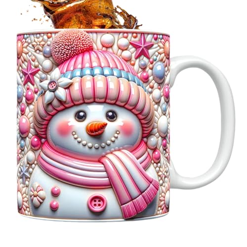 Bvizyelck Tasse - Keramik Weihnachtskaffeetassen | 350ml 3D Design Trinkgefäß Mit Für Küche Tee Schokolade Geburtstag Urlaub Mädchen Weihnachtszeit Bvizyelck Tasse - Keramik Weihnachtskaffeetassen | 350ml 3D Design Trinkgefäß Mit Für Küche Tee Schokolade Geburtstag Urlaub Mädchen Weihnachtszeit von Bvizyelck