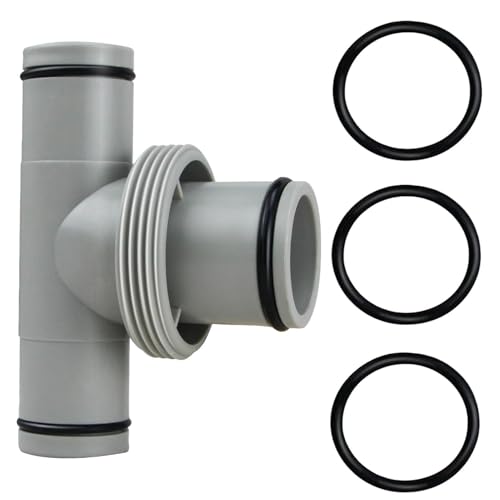 Pool Schlauchverbinder T-Stück Schlauchverbinder 3 Wege Poolschlauch Adapter Pool Anschlussset T-Stück Schlauchtülle Für Poolschläuche Poolschlauchadapter Für Poolfilterpumpe Pool Schlauchverbinder T-Stück Schlauchverbinder 3 Wege Poolschlauch Adapter Pool Anschlussset T-Stück Schlauchtülle Für Poolschläuche Poolschlauchadapter Für Poolfilterpumpe von Bvizyelck