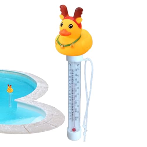 Pool Thermometer Wassertemperatur Thermometer Schwimmendes Poolthermometer Baby Badethermometer Schwimmendes Wasserthermometer Für Pool Teichthermometer Für Badewanne Badewasser Teich Spa von Bvizyelck