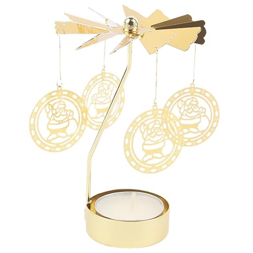 Rotierender Kerzenhalter Rotierender Teelichthalter Tischdekoration Metall Karussell Teelichthalter Schneeflocke Spinnen Teelicht Kerzenhalter Kerzenständer Rotierender Teelichthalter Für Hochzeit von Bvizyelck