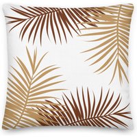 Palm Tropical Kollektion Design #2 Dekokissen Kissen Natur Braun Weiß 52 X 22 cm Illustration Palm Tropical Kollektion Design #2 Dekokissen Kissen Natur Braun Weiß 52 X 22 cm Illustration von BvomeArtAU