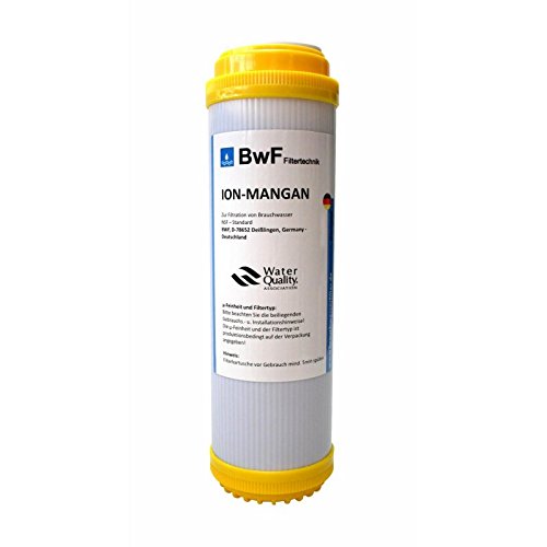 BWF Original ION-Mangan Anti Mangan (Braunfärbung) Patrone Filterkartusche Wasserfilter, Filter, Wasser, Fische NEU! von BwF