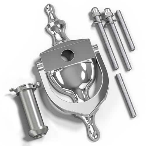 Bwintech 1 Pcs poliertem Chrom Zinklegierung Türklopfer mit Türspion, klassische viktorianische Urne Türklopfer für vordere Außentür Bwintech 1 Pcs poliertem Chrom Zinklegierung Türklopfer mit Türspion, klassische viktorianische Urne Türklopfer für vordere Außentür von Bwintech