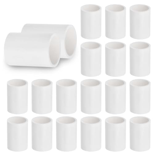 Bwintech 20 Pcs 20MM (1/2") Gerader Steckverbinder PVC-U Fitting Garten Wasserrohranschluss von Bwintech