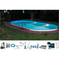 my POOL BWT Ovalpool "PREMIUM mit blauer Innenfolie", (Komplett-Set, 10 tlg.), Höhe 120 cm, in verschiedenen Größen von My Pool Bwt