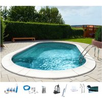 my POOL BWT Ovalpool "PREMIUM mit grauer Innenfolie", (Komplett-Set, 10 tlg.), Höhe 150 cm, in verschiedenen Größen von My Pool Bwt