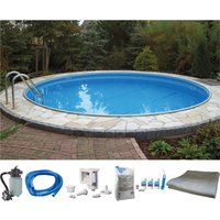 my POOL BWT Rundpool "PREMIUM inkl. umfangreichem Zubehör", (Komplett-Set, 7 tlg.), Höhe 120 cm, in verschiedenen Größen erhältlich von My Pool Bwt