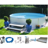 my POOL BWT Rundpool "PREMIUM inkl. umfangreichem Zubehör", (Komplett-Set, 6 tlg.), Höhe 120 cm, in verschiedenen Größen erhältlich von My Pool Bwt