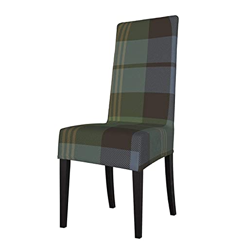 Sitzbezug für Stuhl Ancient Gordon Tartan Traditionelle Farben Esszimmer Stuhlhussen Schonbezüge Stretch Waschbar Stuhlschutz von Bxfdc