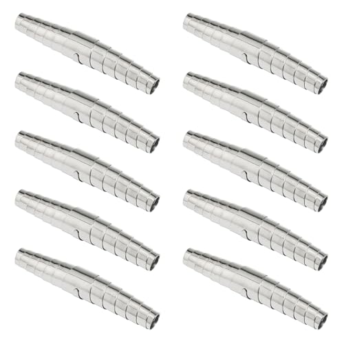Bxian Präzisionstrimmer-Federersatz, 62 x 6,35 mm, silberfarben, 304 Edelstahl, geeignet für Gartenarbeit, 10 Stück Bxian Präzisionstrimmer-Federersatz, 62 x 6,35 mm, silberfarben, 304 Edelstahl, geeignet für Gartenarbeit, 10 Stück von Bxian