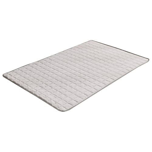 Bxjinkele Kühlmatte für Den Sommer,Kühlmatte Hund, Summer Pet Ice Pad, Hundekühlmatte für Hund und Katze, Selbstkühlende Matte für Haustiere, Abrieb- und Bissfest Natürliche Kühlung (Hellgrau) von Bxjinkele