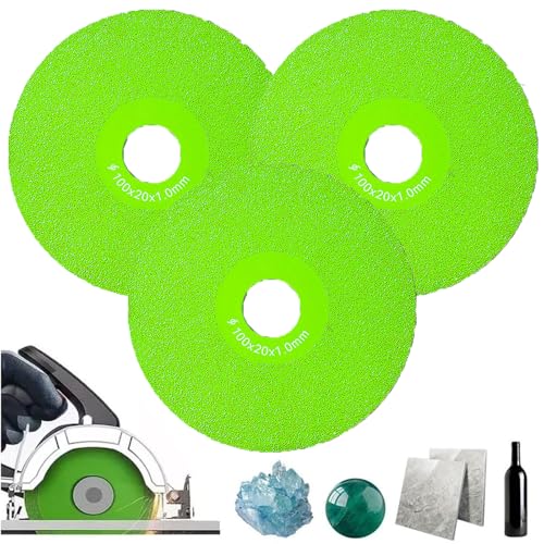 Felsplatten-Schleifscheibe | Steinplatten-Flachschleifklinge | Steinplatten-Schleifscheibe | Rock Slab Grinding Disc | Glass Cutting Disc | Glas-Trennscheibe | Glastrennscheibe Für Winkelschleifer (3) von Bxjinkele
