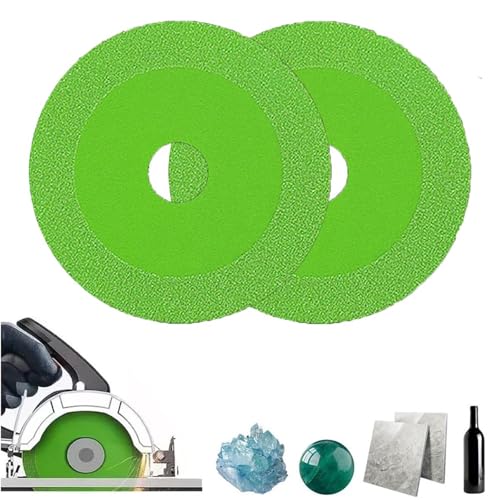 Steinplatten-Flachschleifklinge | Felsplatten-Schleifscheibe | Steinplatten-Schleifscheibe | Glass Cutting Disc | Rock Slab Grinding Disc | Glas-Trennscheibe | Glastrennscheibe Für Winkelschleifer (2) von Bxjinkele