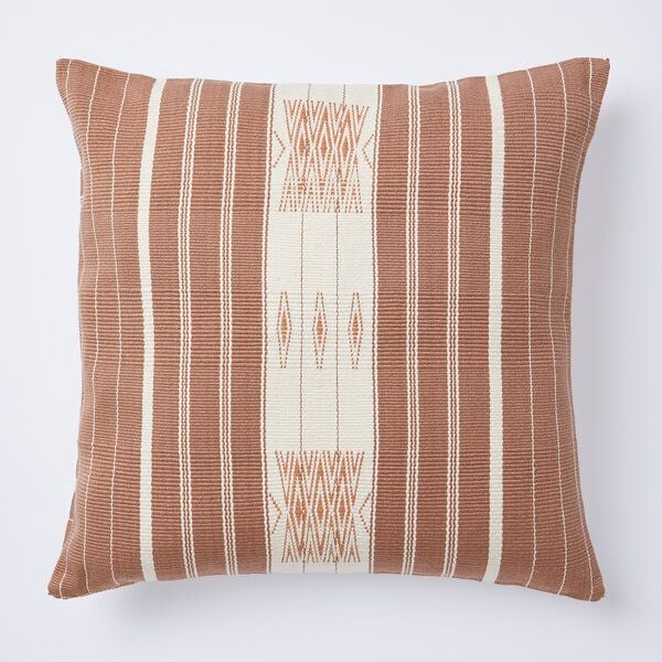 By Native Kissen Lipila aus dem Nagaland, handgewebtes Unikat, fair und sozial hergestellt, 100% Baumwolle von By Native