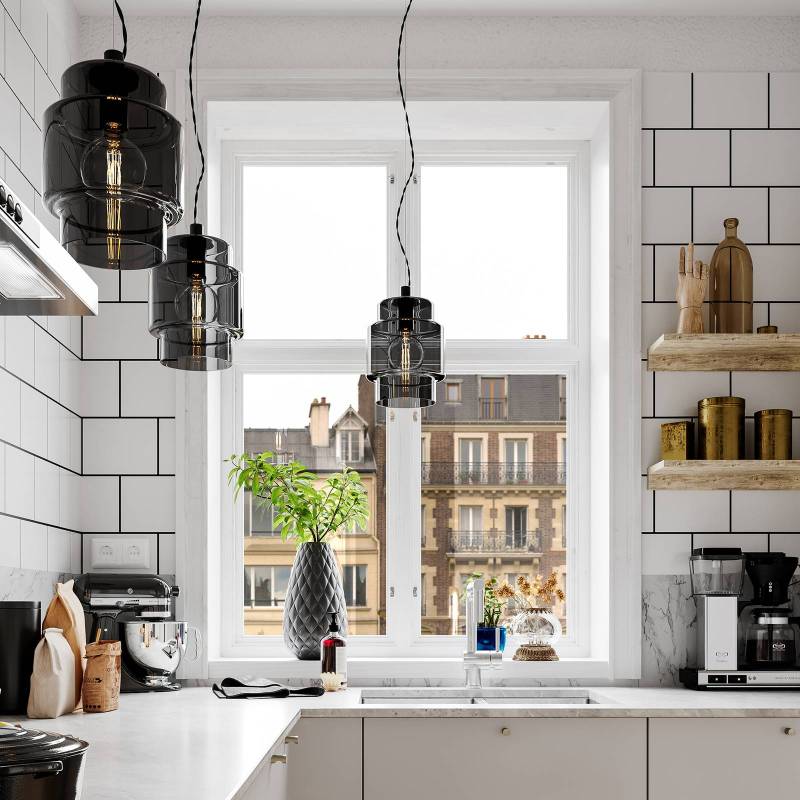 By Rydéns Ebbot Hängeleuchte, rauchgrau, Ø 20 cm By Rydéns Ebbot Hängeleuchte, rauchgrau, Ø 20 cm von By Rydéns