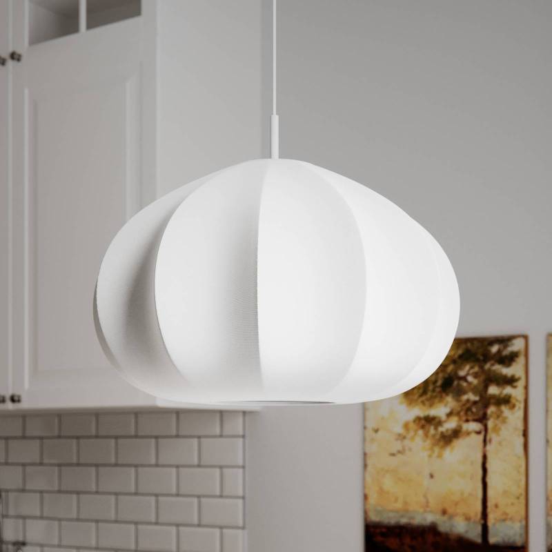 By Rydéns Hängeleuchte Ebba, weiß, Ø 50 cm, Stoff, E14 von By Rydéns