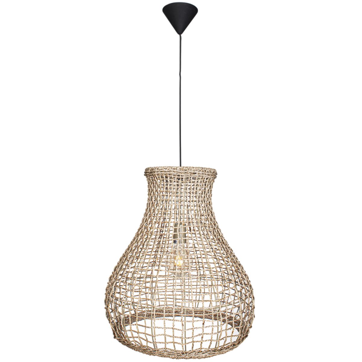 By Rydens Seagrass Hängeleuchte Natur 1x E27 400-600lm dimmbar 49x49x55cm von By Rydens