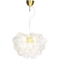 Hängelampe Glas Metall B: 50 cm H: max. 120 cm in Gold von By Rydéns