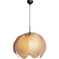 Hängelampe Stoff Metall E27 80 cm breit biegsam Natur von By Rydéns