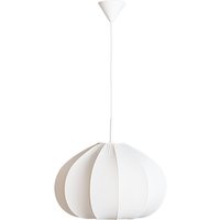Hängelampe Weiß Stoffschirm 50 cm breit H: max. 120 cm E27 von By Rydéns