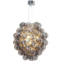 Hängeleuchte Rauchglas 64 cm breit 4-flammig E14 von By Rydéns