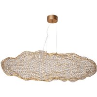 LED Hängelampe Modern 115 cm lang Draht Schirm in Gold von By Rydéns