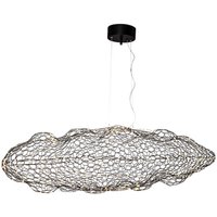 LED Hängeleuchte Draht L: 115 cm H: max. 120 cm Schwarz von By Rydéns