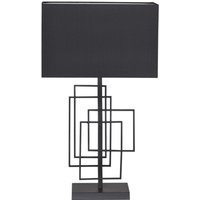 Nachttischlampe Metall Stoff 69 cm Schwarz E27 Modern von By Rydéns
