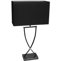 Nachttischlampe Metall Stoff E27 69 cm hoch Modern von By Rydéns