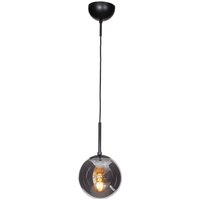 Pendelleuchte Kugelschirm Rauchglas 18 cm breit E27 Retro von By Rydéns