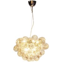 Pendelleuchte Rauchglas Metall B: 50 cm 8x G9 Modern von By Rydéns