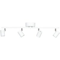 Spot Lampe Metall 83 cm lang Weiß matt GU10 4-flammig von By Rydéns