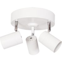 Spot Strahler Metall B: 20 cm klein Weiß 3-flammig GU10 von By Rydéns