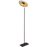 Stehlampe Metall 171 cm in Schwarz Gold E27 ANJA von By Rydéns