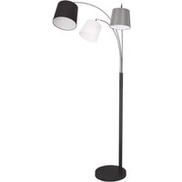 Stehleuchte gebogen 175 cm hoch Stoff Metall E14 verstellbar von By Rydéns