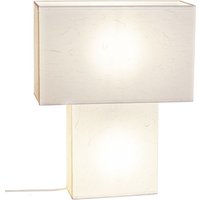 Tischleuchte Weiß Papier Metall 40 cm hoch 2x E27 von By Rydéns