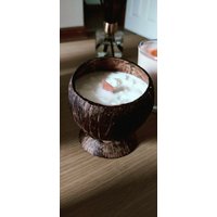 Kokosnussschale Kerze von ByAdry