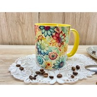 Bunte Tasse Frühlingstasse Frühling Kaffeetasse Kaffeebecher Wunderschön Bunt Bedruckt Ostergeschenk Geschenk Für Muttertag Bunte Tasse Frühlingstasse Frühling Kaffeetasse Kaffeebecher Wunderschön Bunt Bedruckt Ostergeschenk Geschenk Für Muttertag von ByClaudias