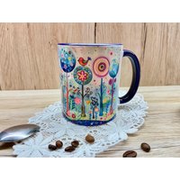 Bunte Tasse Kaffeetasse Bunt Bedruckt Zauberwald Regenbogen Bunte Gemütlich Frühling Ostergeschenk Muttertag Bunte Tasse Kaffeetasse Bunt Bedruckt Zauberwald Regenbogen Bunte Gemütlich Frühling Ostergeschenk Muttertag von ByClaudias