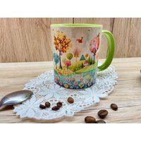 Bunte Tasse Kaffeetasse Bunt Bedruckt Zauberwald Regenbogen Bunte Gemütlich Frühling Ostergeschenk Muttertag Bunte Tasse Kaffeetasse Bunt Bedruckt Zauberwald Regenbogen Bunte Gemütlich Frühling Ostergeschenk Muttertag von ByClaudias