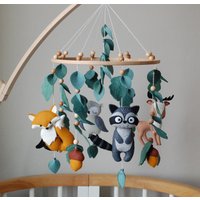 Baby Mobile Waldtiere Kinderzimmer Krippe Mobile Mädchen Junge Hängende von ByEmilyDecor