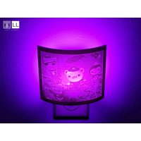 Octonauts Nachtlicht - Farbwechsel Led 3D Gedruckte Lithophane von ByLastLight