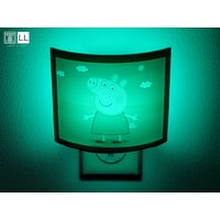 Peppa Wutz Nachtlicht - Farbwechsel Led 3D Gedruckt Lithophan von ByLastLight