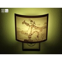 Tigger Nachtlicht - Farbwechsel Led 3D Gedruckt Lithophan von ByLastLight