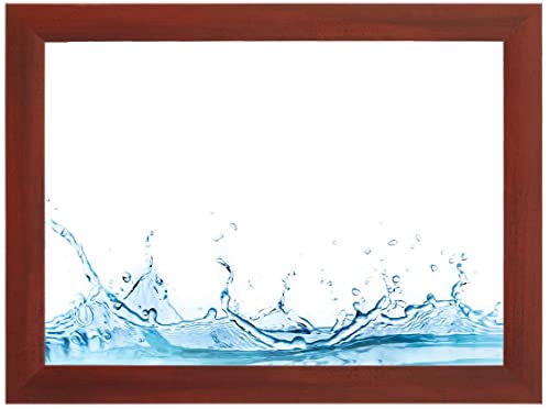 ByMoris Bilderrahmen 40 x 50 cm in Rot gewischt mit bruchsicherem Acrylglas - Alle Größen von ByMoris