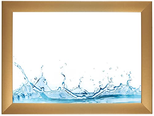 ByMoris Bilderrahmen 90 x 90 cm quadratisch in Gold schlicht mit bruchsicherem Acrylglas - Alle Größen ByMoris Bilderrahmen 90 x 90 cm quadratisch in Gold schlicht mit bruchsicherem Acrylglas - Alle Größen von ByMoris