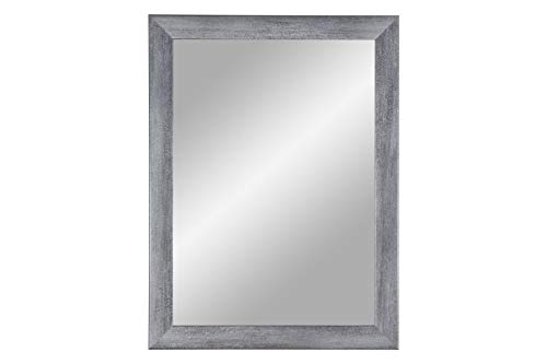 ByMoris Spiegelrahmen Grau gewischt 60x120 cm Wandspiegel Deko-Spiegel mit MDF-Holz Rahmen Modern Vintage alle Größen individuell Maß gefertigt 100% Made in Germany ByMoris Spiegelrahmen Grau gewischt 60x120 cm Wandspiegel Deko-Spiegel mit MDF-Holz Rahmen Modern Vintage alle Größen individuell Maß gefertigt 100% Made in Germany von ByMoris