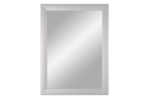 ByMoris Spiegelrahmen Silber matt 50x120 cm Wandspiegel Deko-Spiegel mit MDF-Holz Rahmen Modern Vintage alle Größen individuell Maß gefertigt 100% Made in Germany ByMoris Spiegelrahmen Silber matt 50x120 cm Wandspiegel Deko-Spiegel mit MDF-Holz Rahmen Modern Vintage alle Größen individuell Maß gefertigt 100% Made in Germany von ByMoris