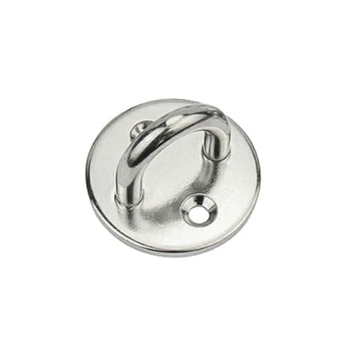 Haken für Aufhängen von schweren, 1 Stück Pad Eye Plate Staple 304 Edelstahl Lock Up Hook Loop U-förmige Designschrauben for Bootshängematte M5 M6 M8 M10 M12(12MM) von ByNGSDCC